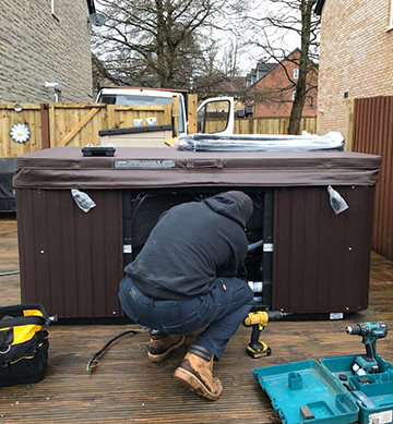 Hot tub commissioning with All Swim