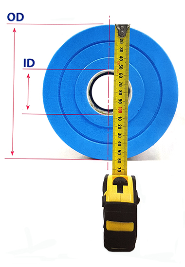 Measuring the OD and ID of your hot tub filter