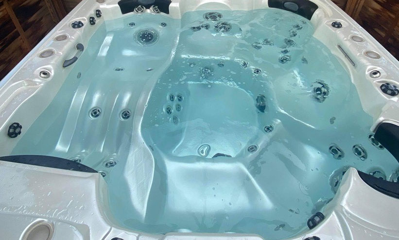 Hot Tub with clear water