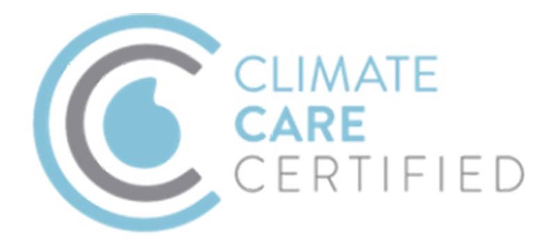 Climate Care Certified