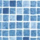 Liner Tile Band Persia Blue Mosaic