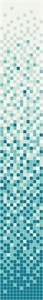 Aqua Fade Mosaic Tiles