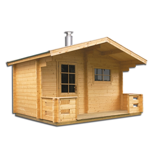 Harvia Outdoor Sauna 1900 x 2000mm Plus Changing Room