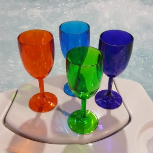 Large Acrylic Wine Glasses (Pack of 4)