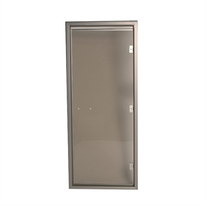 Anodised Aluminium Frame Steam Room Glass Door