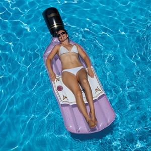 Rose Wine Inflatable Pool Float