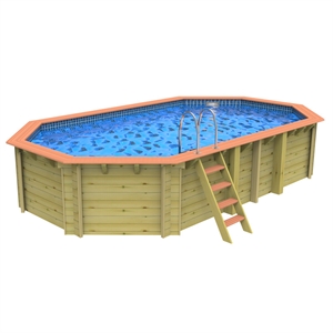 Picture of Plastica Bayswater Wooden Above Ground Swimming Pool