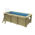 Plastica Nazca Wooden Above Ground Pool 4m x 2m