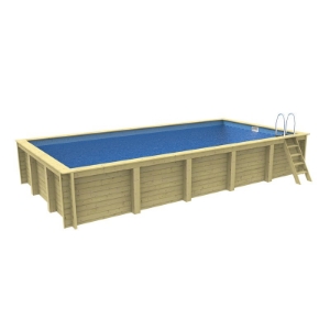 Plastica Nazca Wooden Above Ground Pool 8m x 4m