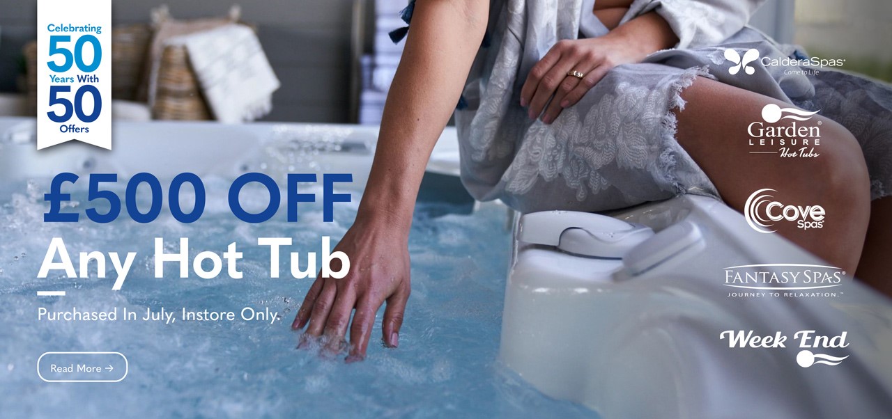 Save £500 on a Hot Tub Instore 