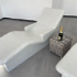 Tiled Heated Loungers 