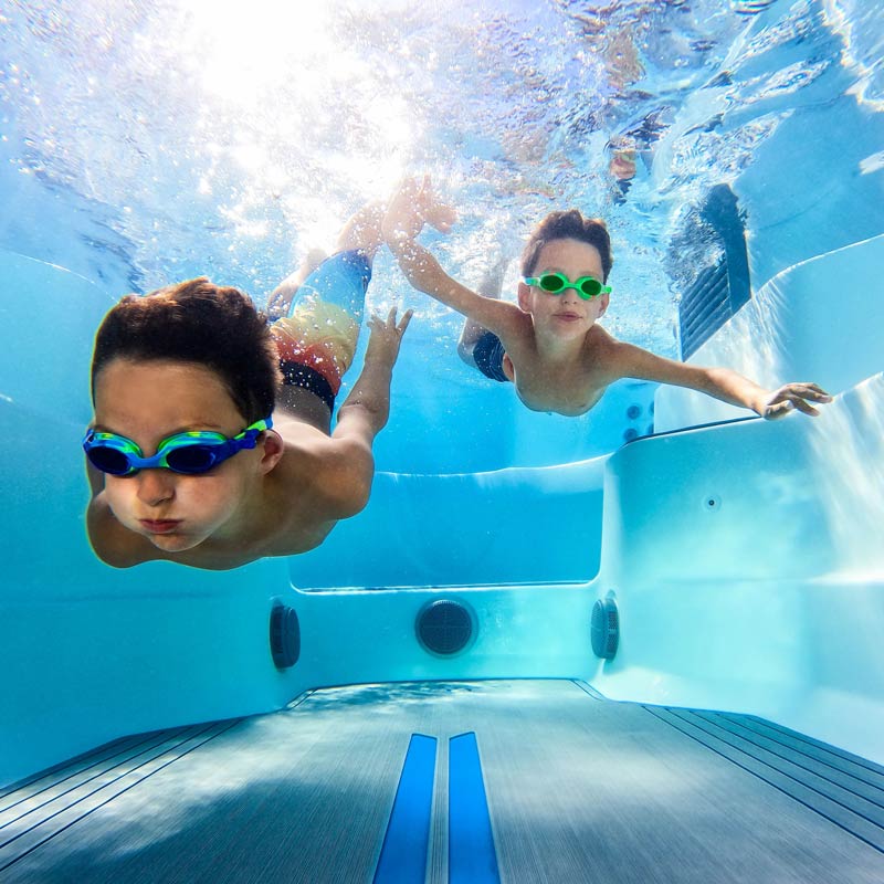 Meet the R220 SwimSpa: Compact Versatility for Fun, Fitness & Parties!