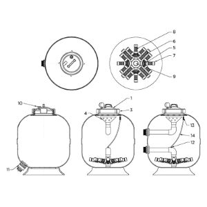 Lacron Pure-24 Side Mount Filter Spares 