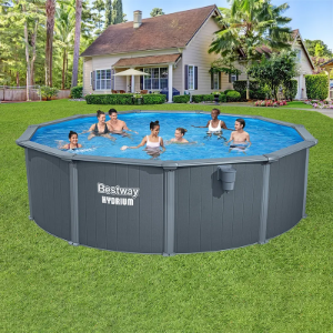Bestway Hydrium Round Above Ground Swimming Pool  Set