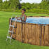 Bestway Steel Pro Max Splashview Round Above Ground Swimming Pool  