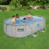 Bestway Steel Pro Max Splashview Oval Above Ground Swimming Pool  