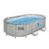 Bestway Steel Pro Max Splashview Oval Above Ground Swimming Pool  