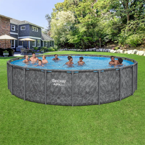 Bestway APX 365 Round Above Ground Swimming Pool  