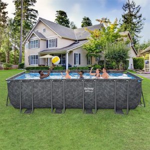 Bestway APX 365 Rectangular Above Ground Swimming Pool 
