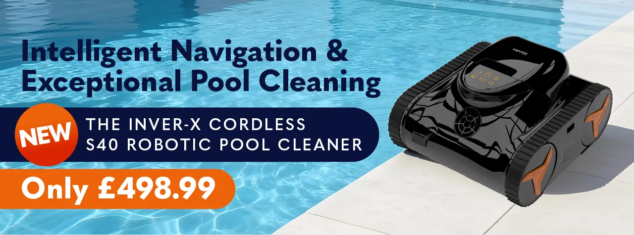 Inver-X Cordless S40 Robotic Pool Cleaner with AI-Wireless Technology