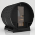 Hekla Barrel Sauna Nero